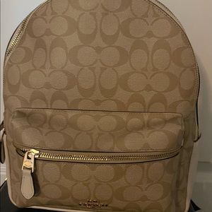 COACH Signature Medium Charlie Backpack